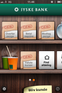 JYSKE BANK MED PÅ APP BANKING