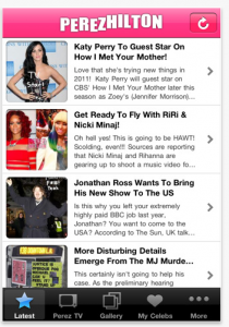 PEREZ HILTON I APP