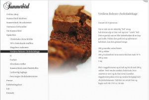 ONLINE CHOKOLADE