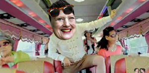 DRONNINGEN DANSER GANGNAM STYLE