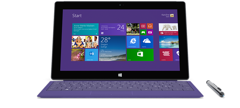 Microsoft Surface 2 er på vej