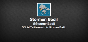 Jeg elsker Twitter- især når det stormer