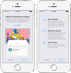 Ny feature: Facebook lytter med i rummet du sidder i