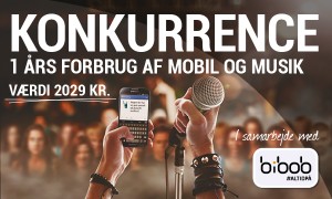 Vind 1 års gratis mobilforbrug med Bibob