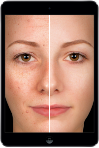 Prøv makeup uden at røre dit ansigt