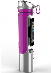 En vandflaske, der kan noget med smartphones
