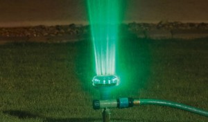 Havevanderen har indbygget lysshow