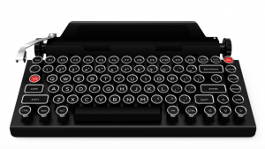 Ægte hipsters skriver da på dette tastatur