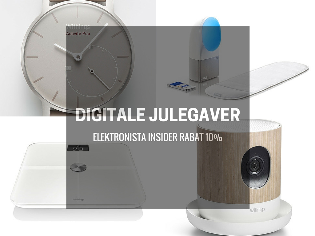 Digitale julegaver med Elektronista rabat!