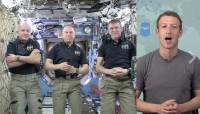 Rumfan? Zuckerberg astronaut-interview er et must see