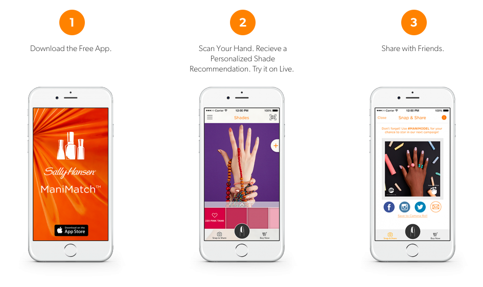 Augmented reality-app til dine negle
