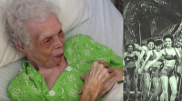 102 år gammel dame ser sig selv danse som ung pige