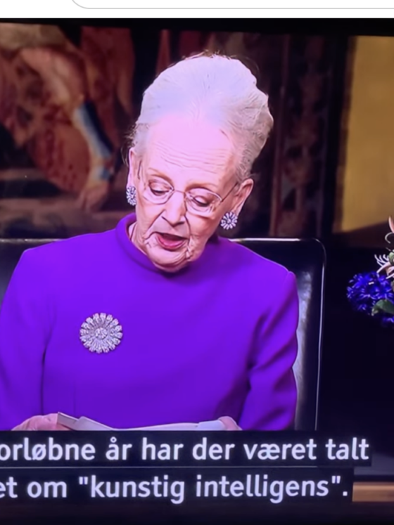 Kunstig intelligens i Dronningens nytårstale