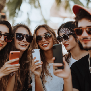 Kvinders krop i en mands hænder